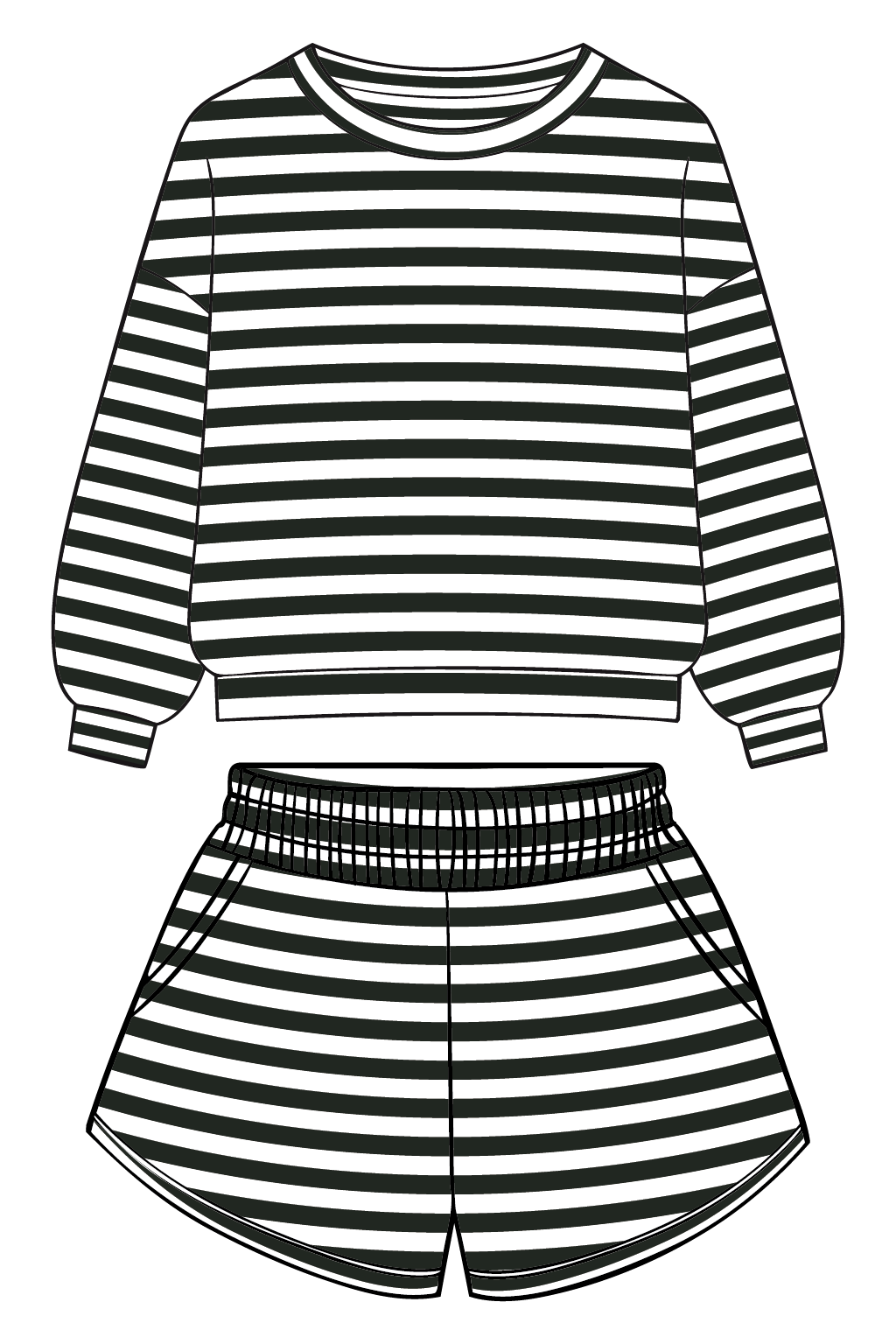 Black Striped