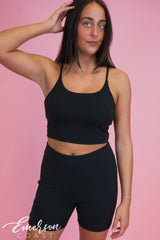 TriDri Womens Luxe Sports Bra and Biker Shorts