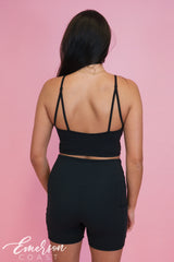 TriDri Womens Luxe Sports Bra and Biker Shorts