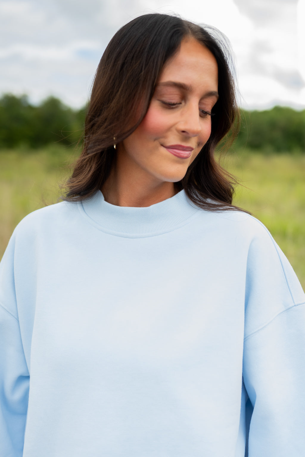 Emerson Coast Breeze Mock Neck Sweatshirt