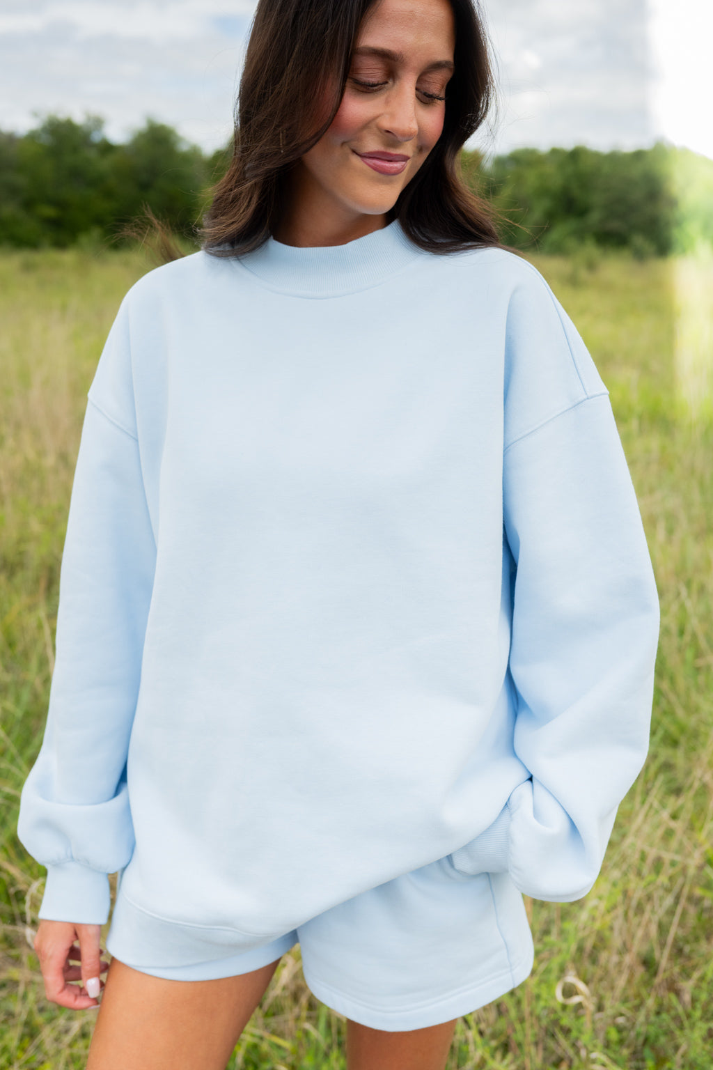 Emerson Coast Breeze Mock Neck Sweatshirt