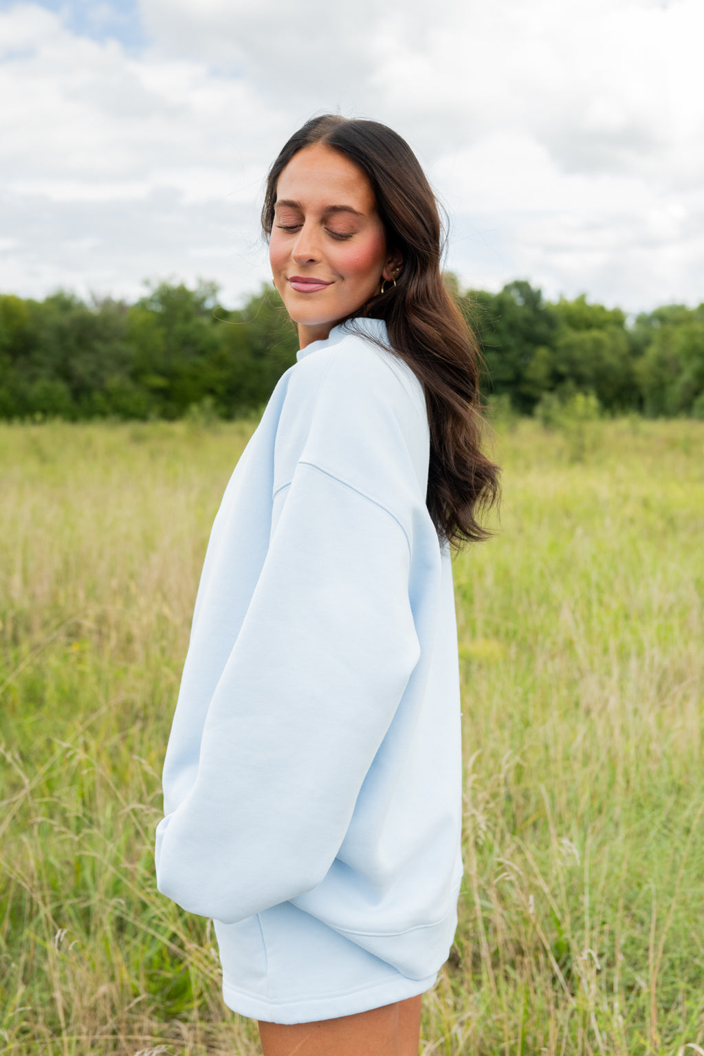 Emerson Coast Breeze Mock Neck Sweatshirt