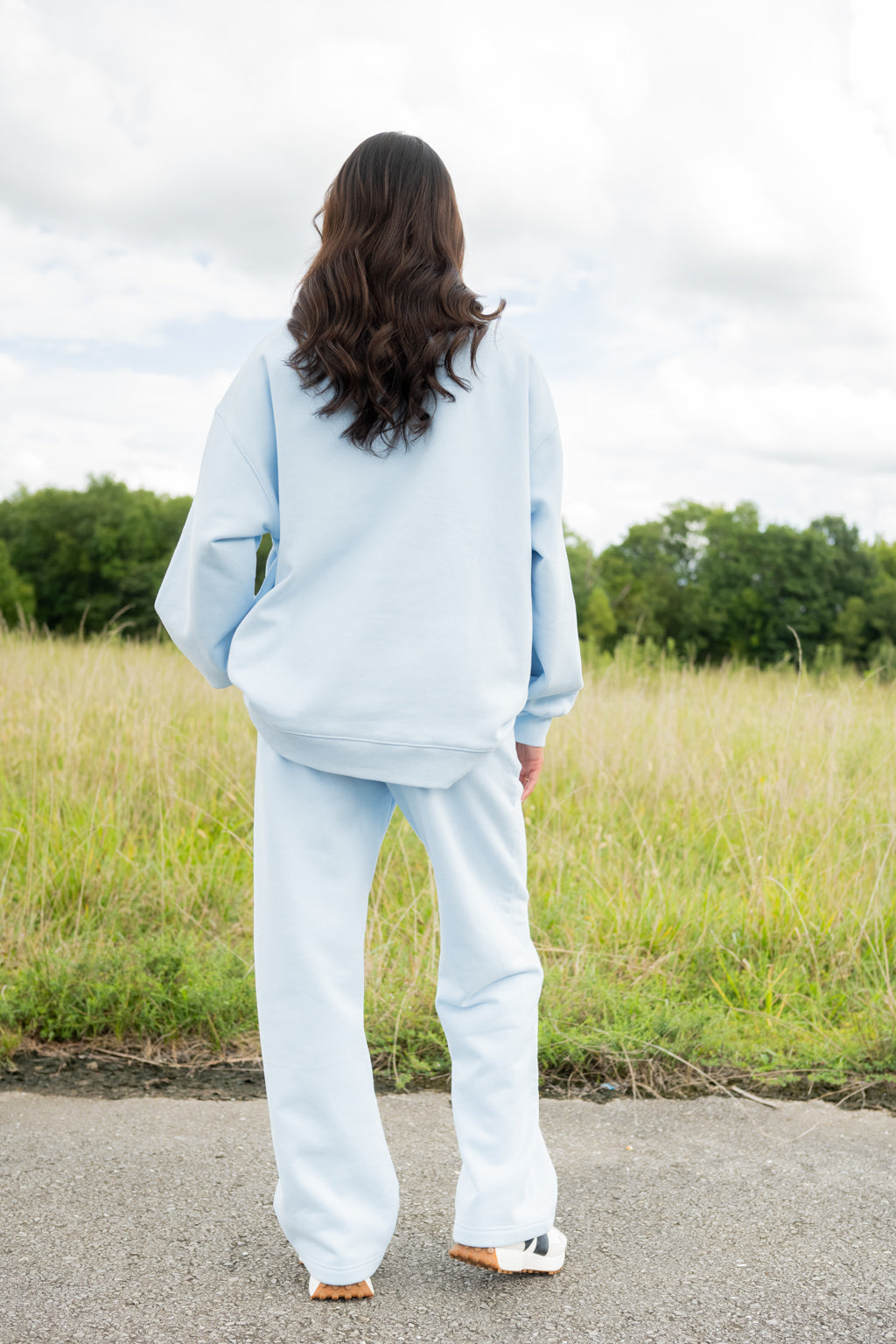 Emerson Coast Breeze Mock Neck & Wide Leg Pant Set