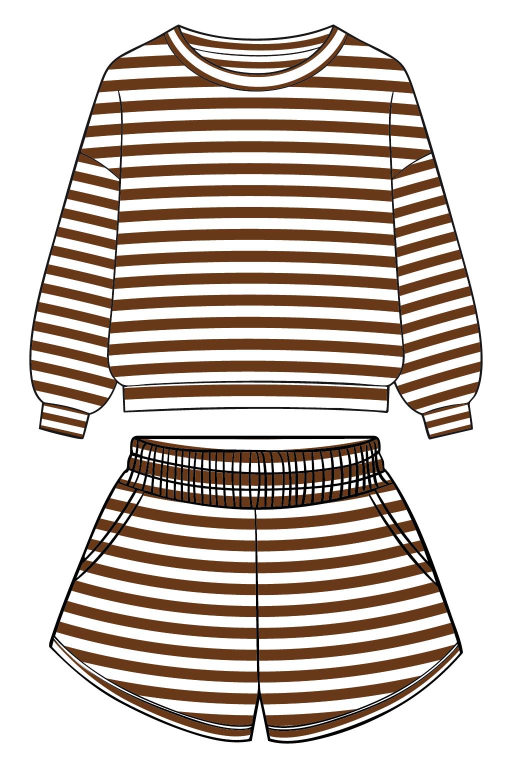 Brown Striped