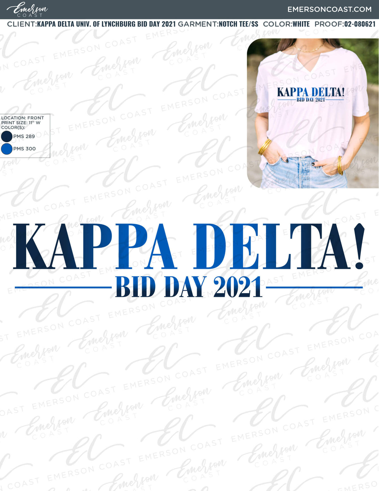 02-080621 Kappa Delta University of Lynchburg Bid Day 2021