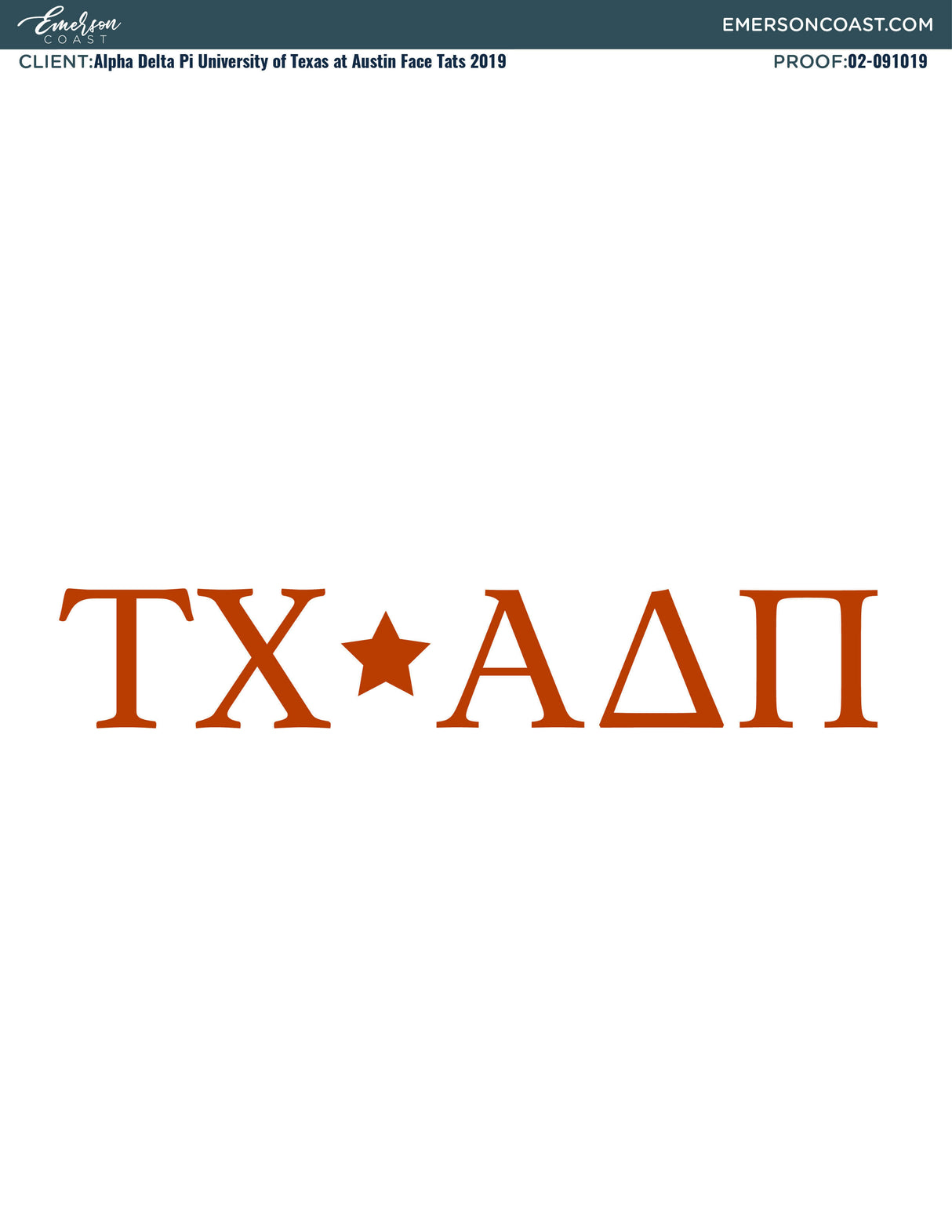 02-091019 Alpha Delta Pi University of Texas at Austin Face Tats 2019-01
