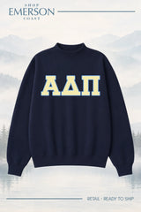 Alpha Delta Pi Navy Retreat Mockneck