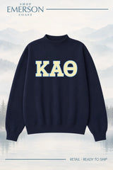 Kappa Alpha Theta Navy Retreat Mockneck