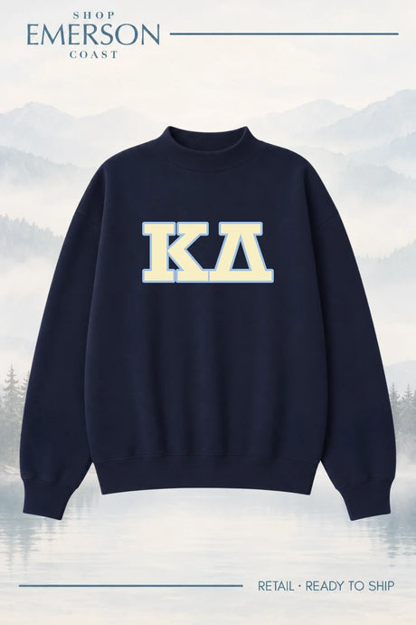 Kappa Delta Navy Retreat Mockneck