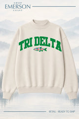 Delta Delta Delta Ivory Lakeside Mockneck