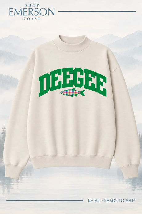 Delta Gamma Ivory Lakeside Mockneck