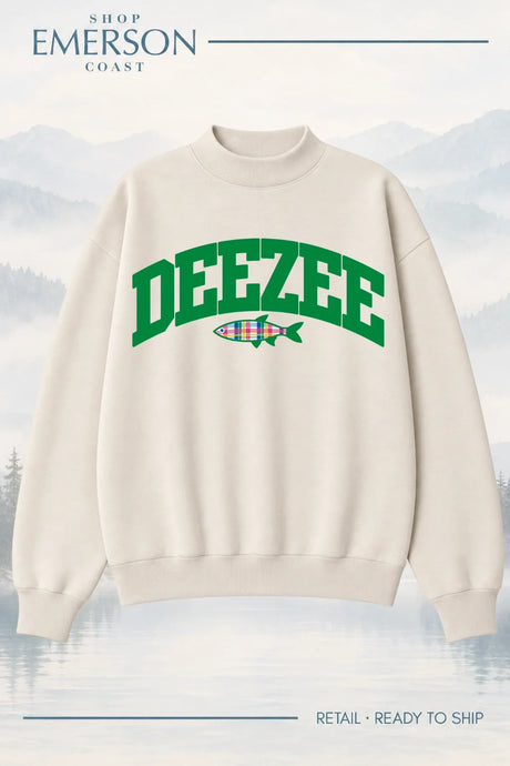 Delta Zeta Ivory Lakeside Mockneck