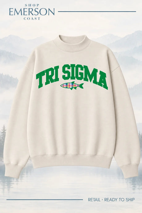 Sigma Sigma Sigma Ivory Lakeside Mockneck