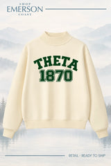 Kappa Alpha Theta Evergreen Varsity Mockneck