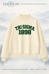 Sigma Sigma Sigma Evergreen Varsity Mockneck