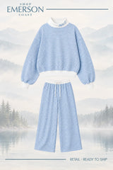 Alpha Omicron Pi Blue Boathouse Set