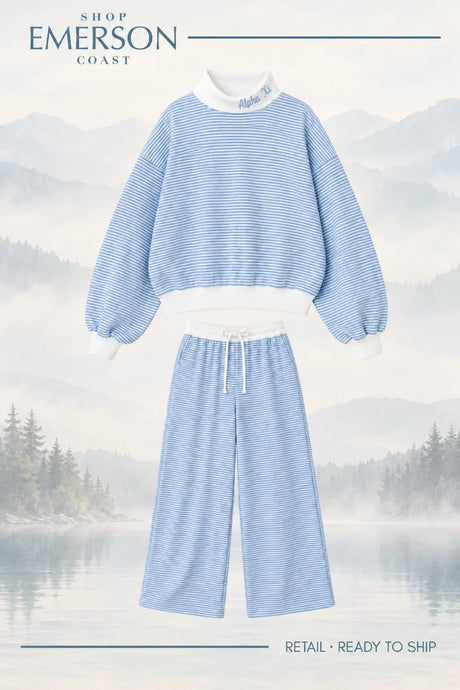 Alpha Xi Delta Blue Boathouse Set