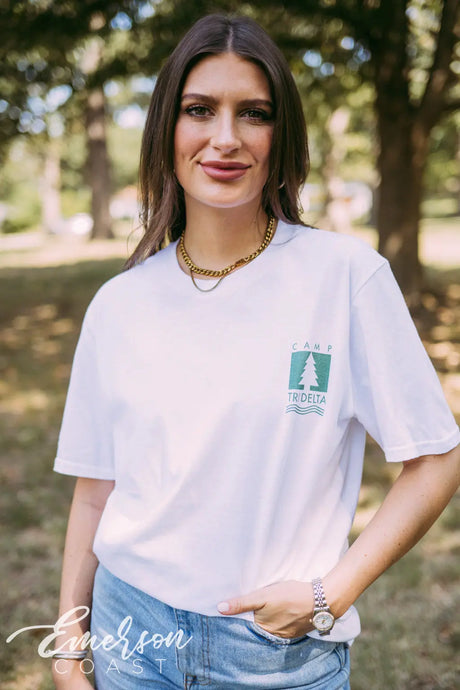 Tri Delta Sleepover Camp Tee