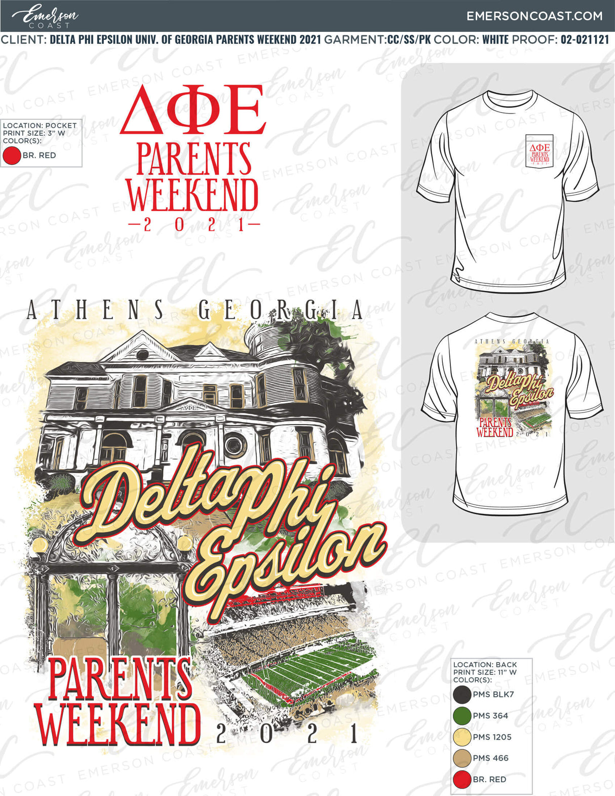 02-021121 Delta Phi Epsilon University of Georgia Parents Weekend 2021