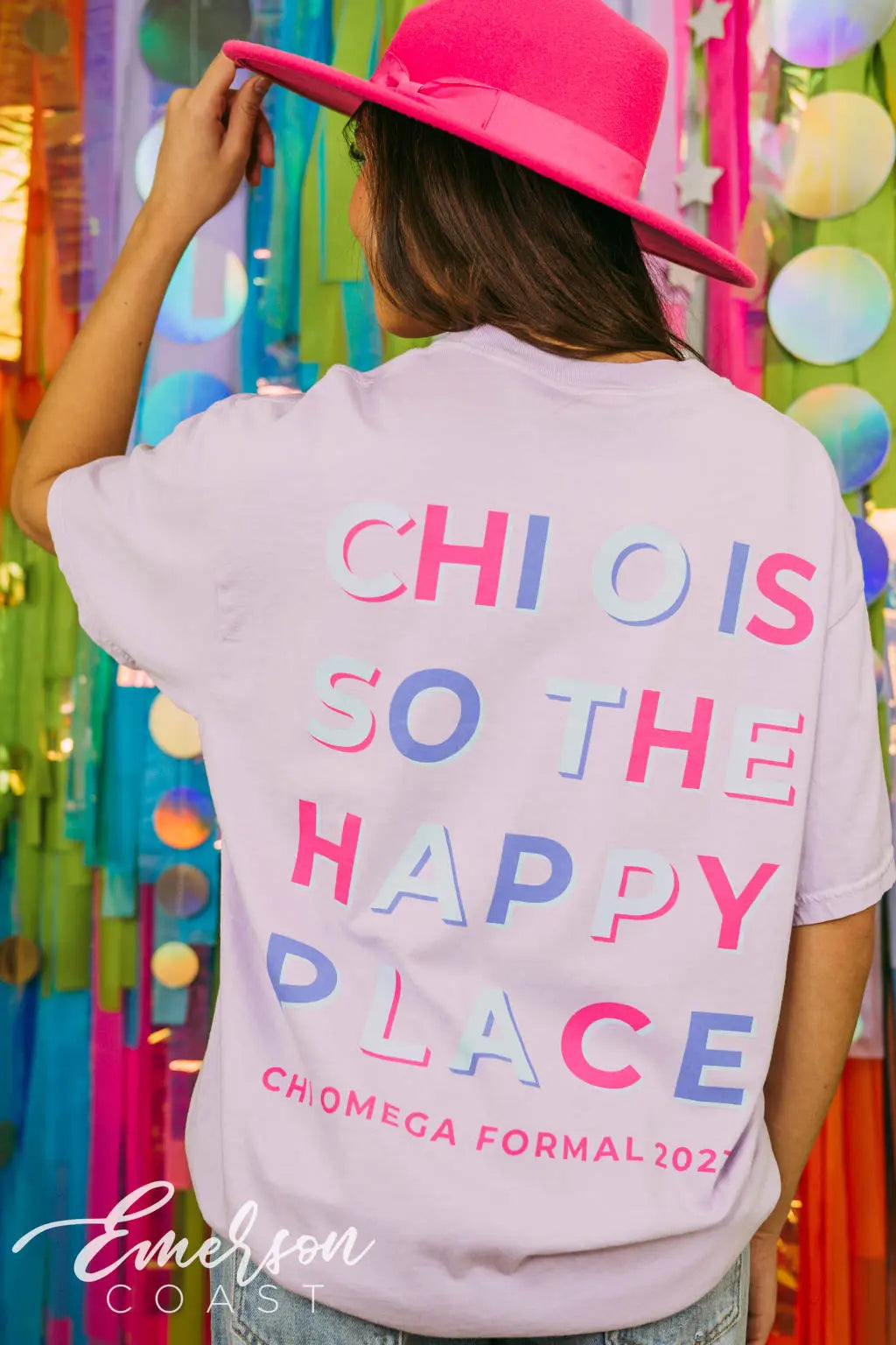 Chi O Happy Place Tshirt