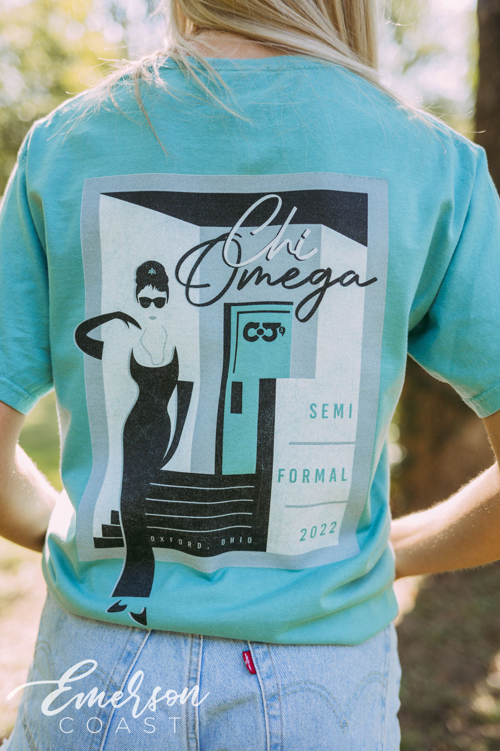 Chi Omega Fancy Semi Formal Tee