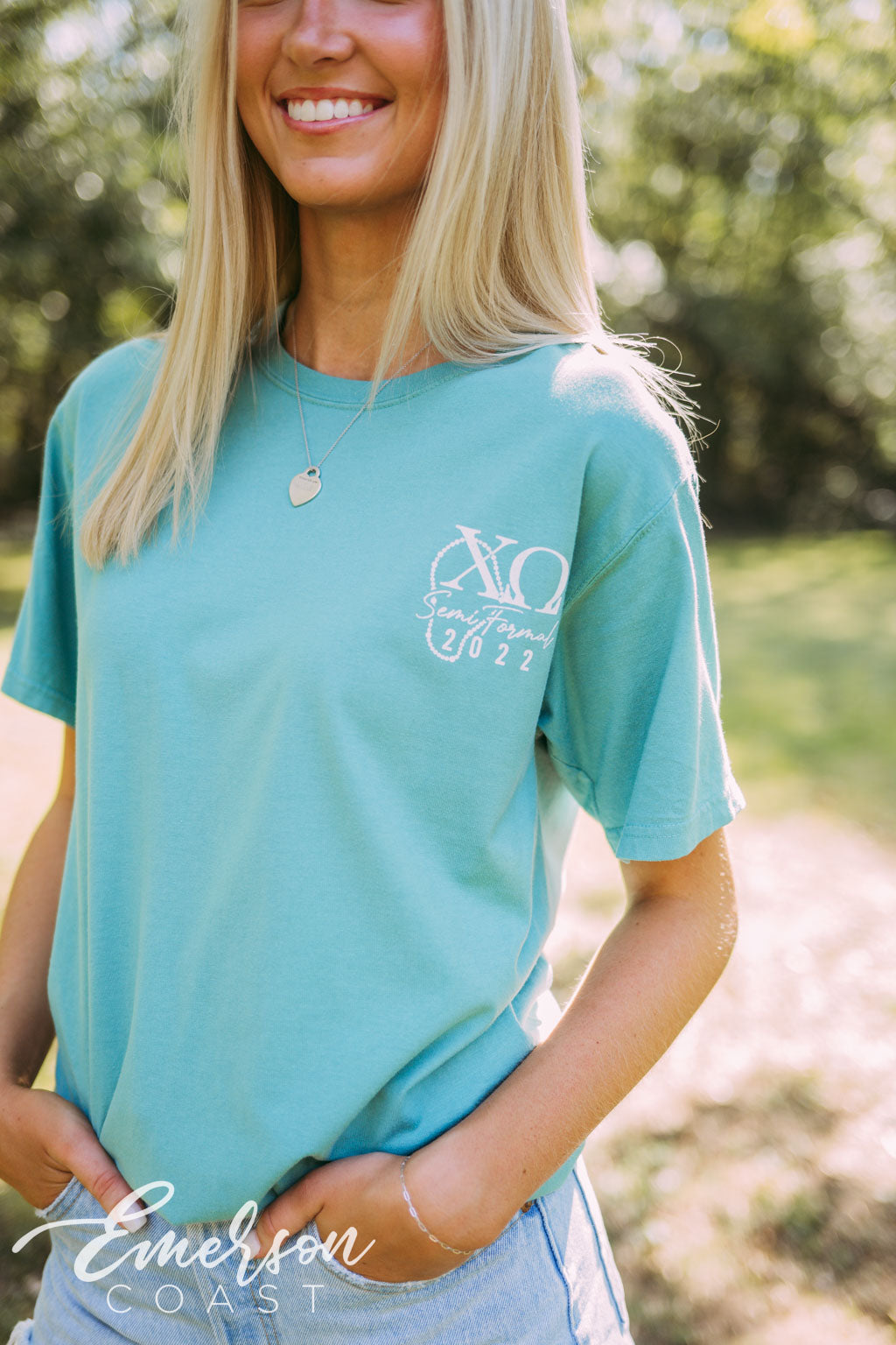 Chi Omega Fancy Semi Formal Tee