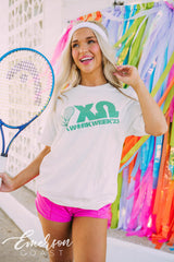 Chi O Tennis Work Week Shirt