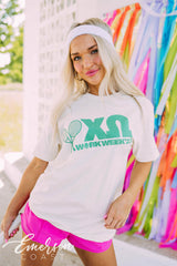Chi O Tennis Work Week Shirt