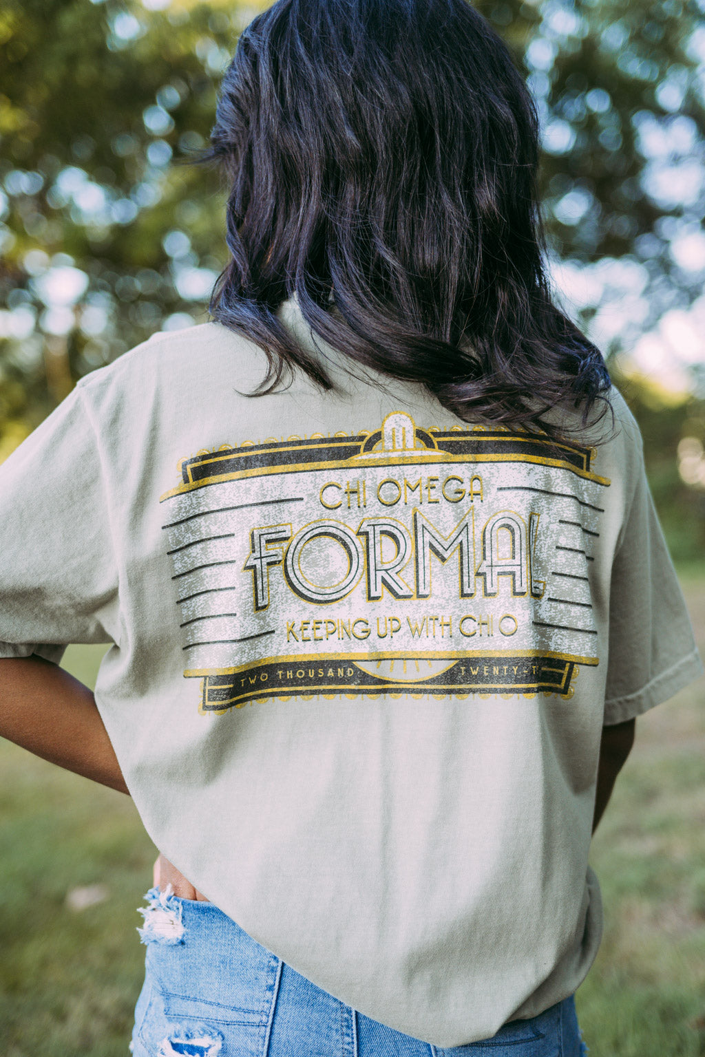 Chi Omega Keeping Up with Chi O Formal Tee