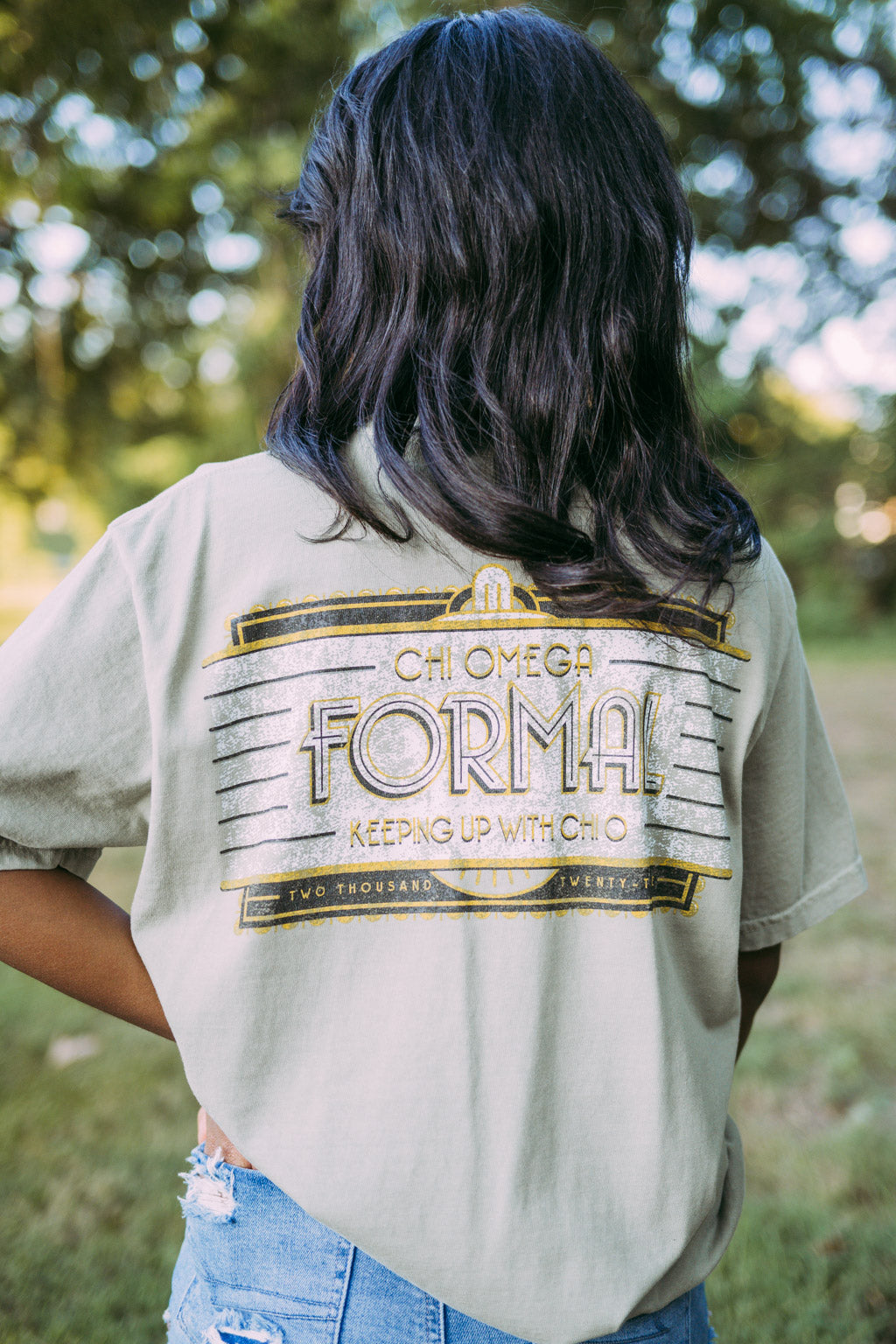 Chi Omega Keeping Up with Chi O Formal Tee
