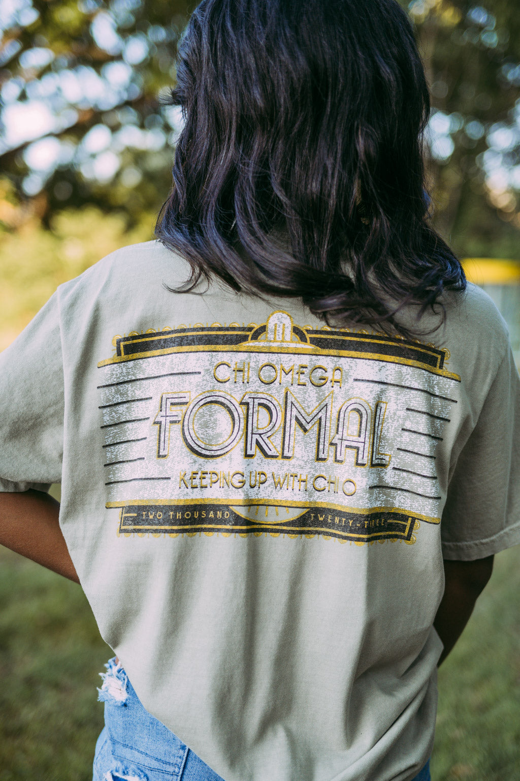 Chi Omega Keeping Up with Chi O Formal Tee