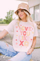 Chi Omega Love You Like XO Short Sleeve