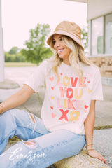 Chi Omega Love You Like XO Short Sleeve