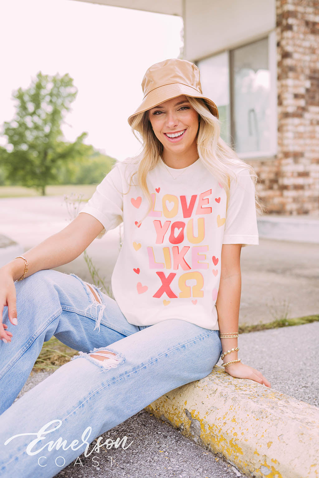 Chi Omega Love You Like XO Short Sleeve
