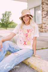 Chi Omega Love You Like XO Short Sleeve