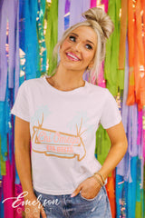 Chi Omega PR Retro Palm Tree Tee