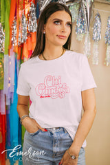 Chi Omega East Carolina University Bold Script Recruitment Tee