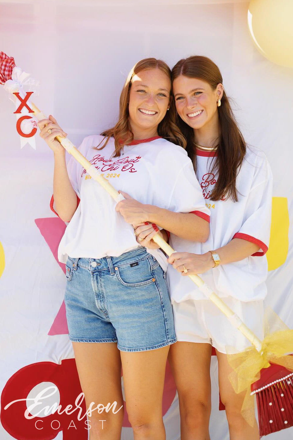 Chi Omega How Bout Them Chi O's Bid Day Ringer Tees