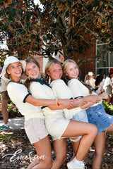 Chi Omega University of South Alabama Camp Theme Work Week Ringer Tee