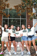 Chi Omega University of South Alabama Camp Theme Work Week Ringer Tee