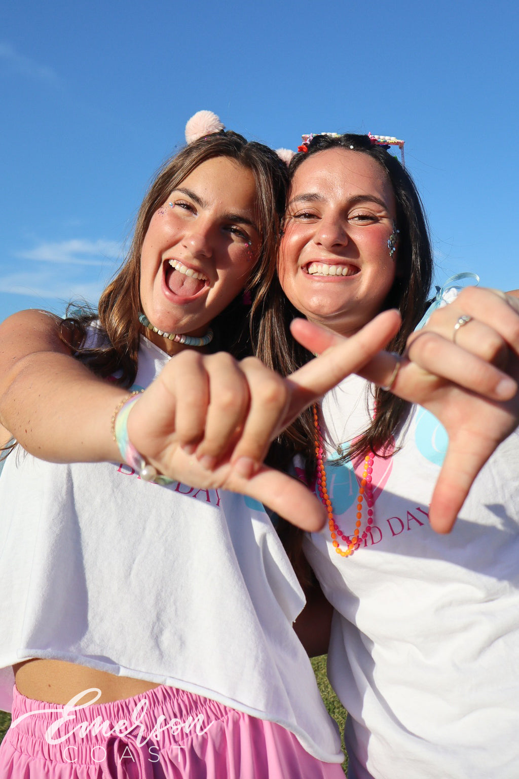 Chi Omega University of North Carolina Wilmington Candy Bid Day Tshirt