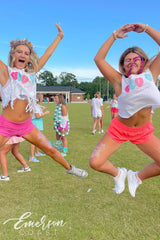Chi Omega University of North Carolina Wilmington Candy Bid Day Tshirt