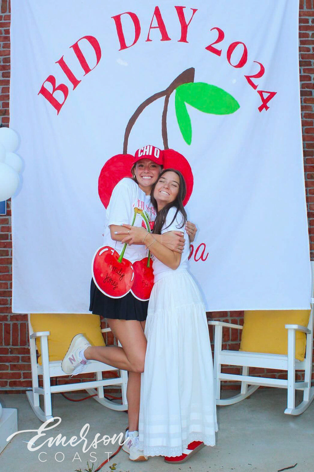 Chi Omega University of West Georgia Cherry On Top Bid Day Tee