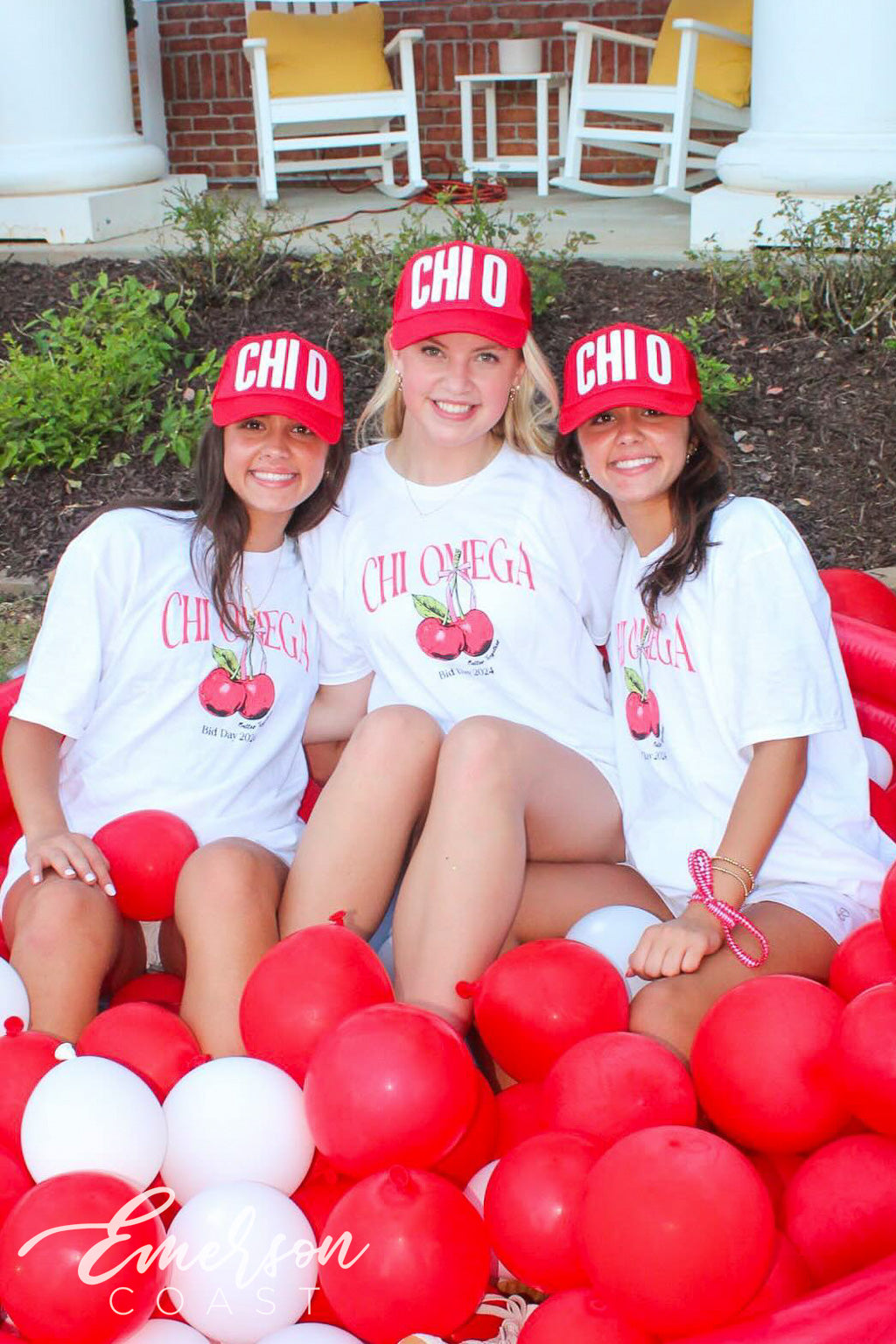 Chi Omega University of West Georgia Cherry On Top Bid Day Tee