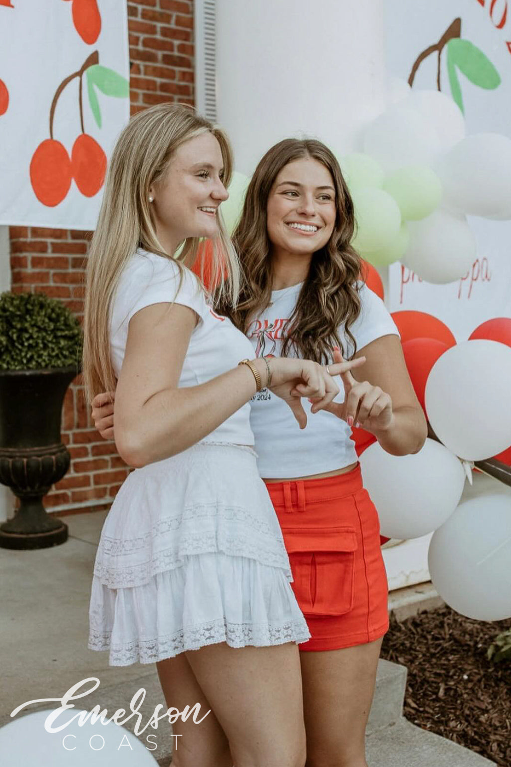 Chi Omega University of West Georgia Cherry On Top Bid Day Tee