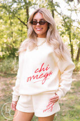 Chi Omega Cream Heritage Set