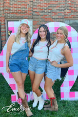 Chi Omega Kansas State University Bid Day Cropped Chaney Tank