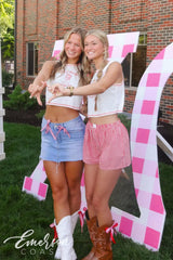Chi Omega Kansas State University Bid Day Cropped Chaney Tank