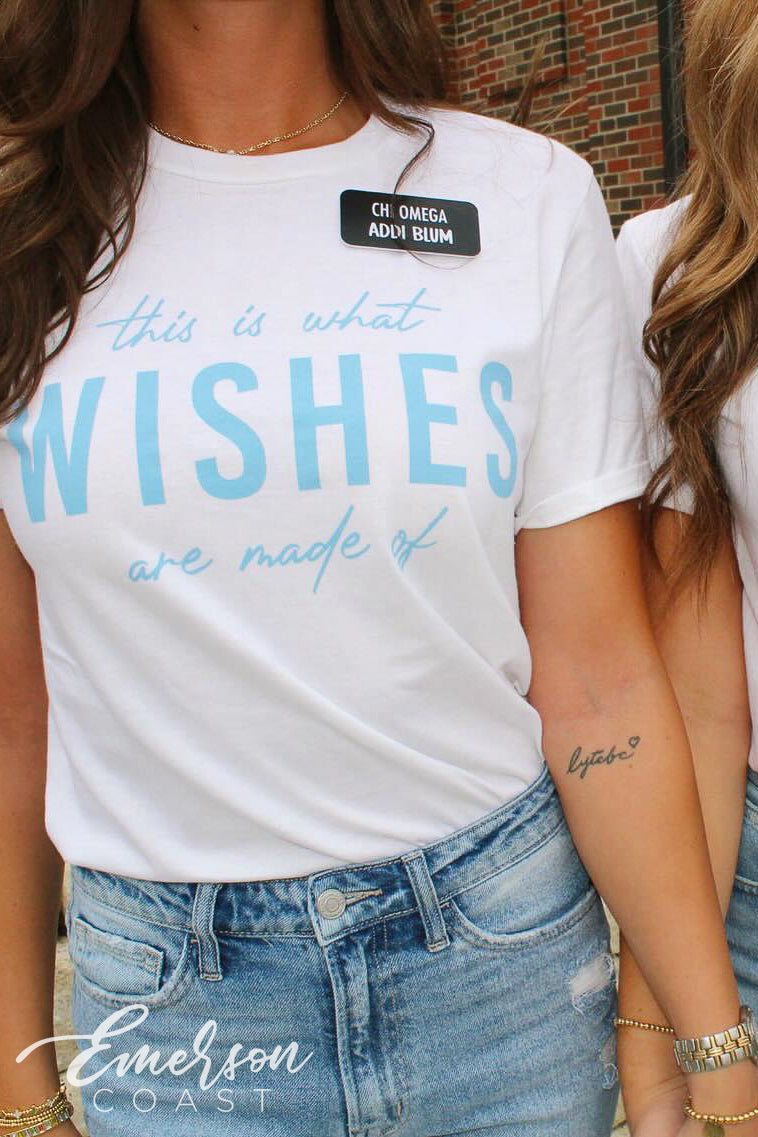 Chi Omega Kansas State University This Is What Wishes Are Made Of Tshirt