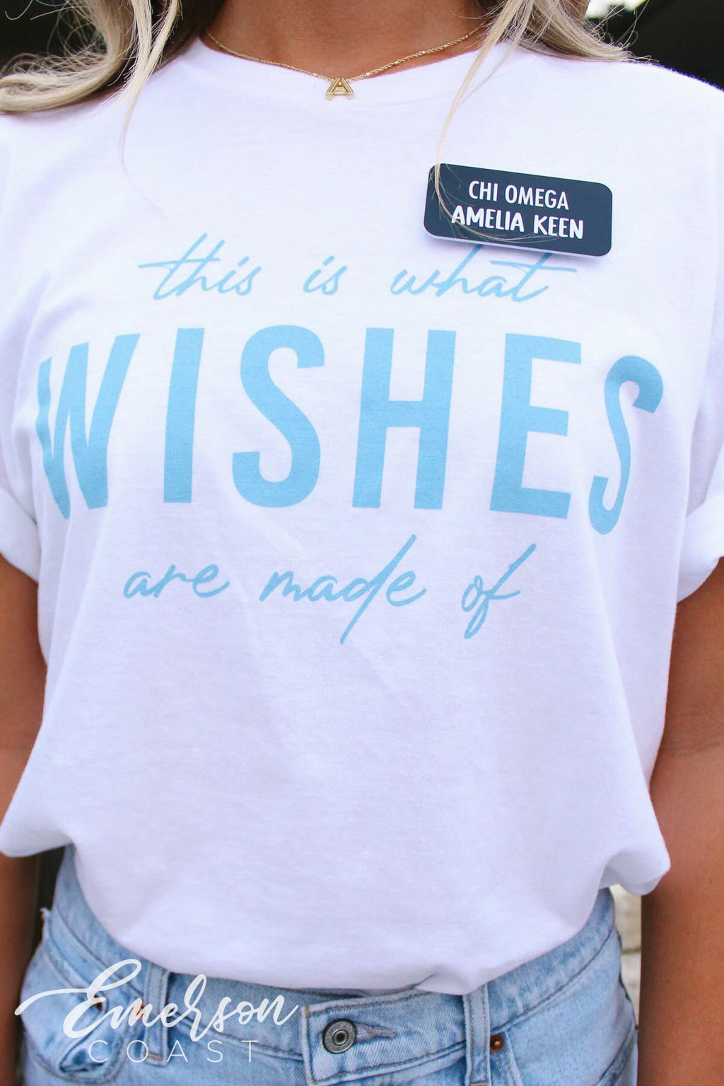 Chi Omega Kansas State University This Is What Wishes Are Made Of Tshirt